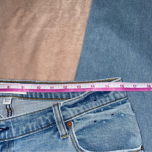 Abercrombie & fitch the ‘90s slim straight ultra high rise W32/14R/L31 - Picture 7 of 13